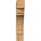 Ekena Millwork Merced Block Rough Sawn Bracket, Western Red Cedar, 6"W x 24"D x 32"H BKT06X24X32MRC05RWR - alternate 3